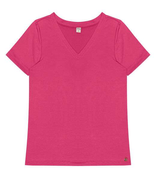 Blusa Feminina Malha Delicate Básica Rovitex Rosa