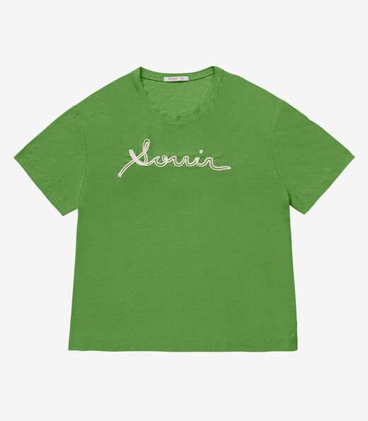 Blusa Viscose Plus Size Secret Glam Verde