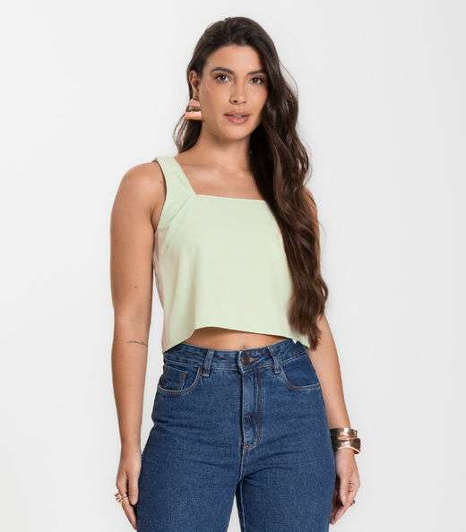 Image_Regata Feminina em Tecido Infinita Cor Verde