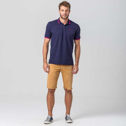 Camiseta Polo Rock e Soda Masculina