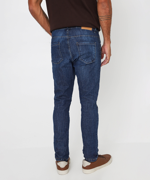 Calça Masculina Jeans Skinny Jezzian Azul