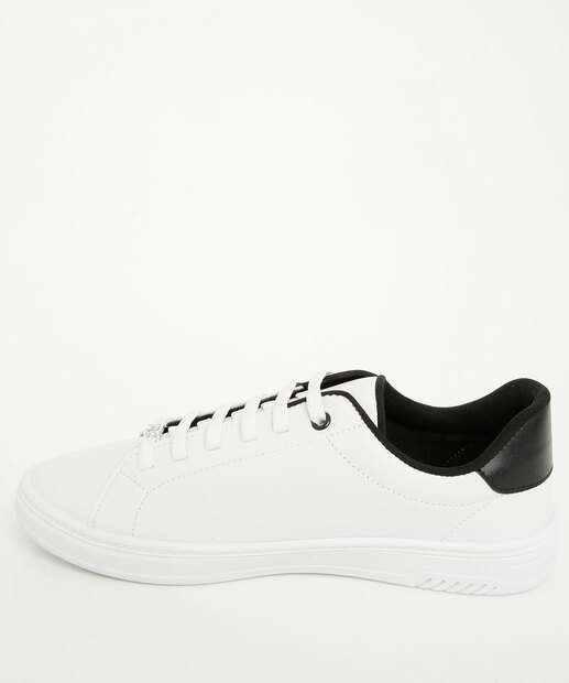 Tênis Casual Feminino Recorte Marisa Branco