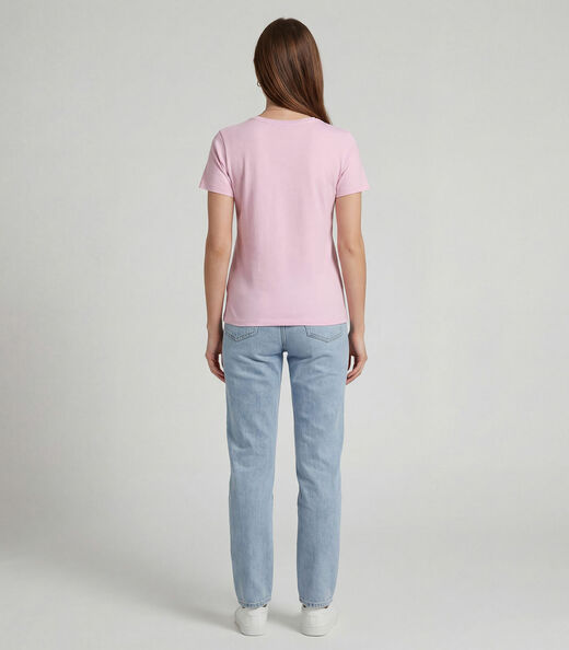 Blusa Feminina em Malha Visco Infinita Cor Rosa
