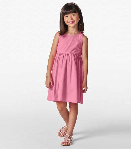 Vestido Feminino em Tricoline Trick Nick Rosa