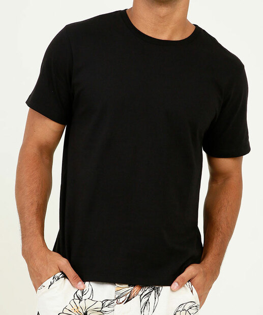 Camiseta Masculina Básica Manga Curta MR