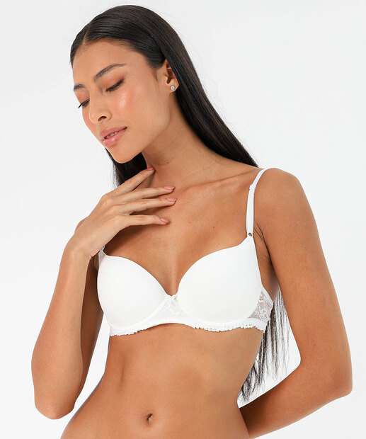 Kit 2 Sutiãs Com Base E Com Bojo Recorte Marisa