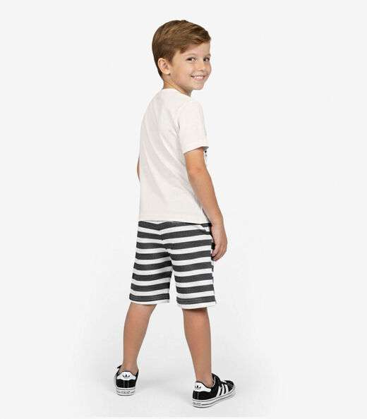 Conjunto Infantil Curto Verão Menino Select Bege