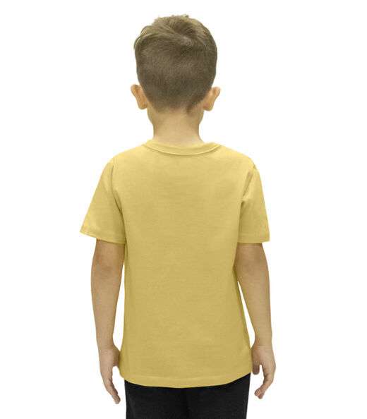 Camiseta Infantil Masculina Básica Rovitex Kids Amarelo