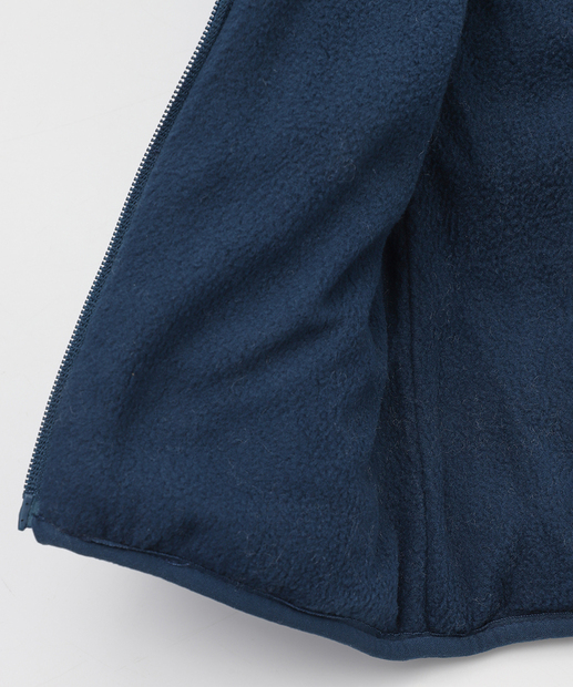 Jaqueta Infantil Puffer Capuz Marisa Tam 1 a 3 Azul