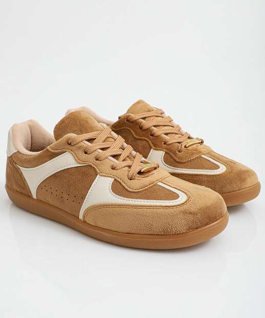 Tênis Casual Feminino Recortes Vizzano