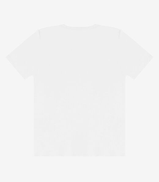 Blusa Feminina  Molicotton E Estampa Infinita Cor Branco