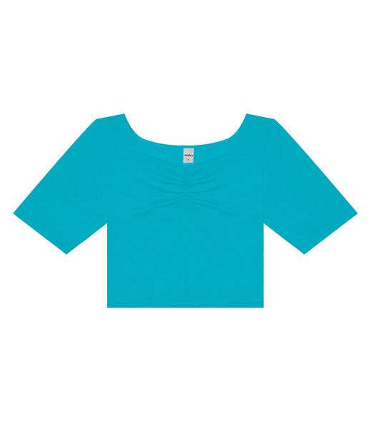 Blusa Feminina Manga Curta Rovitex Azul