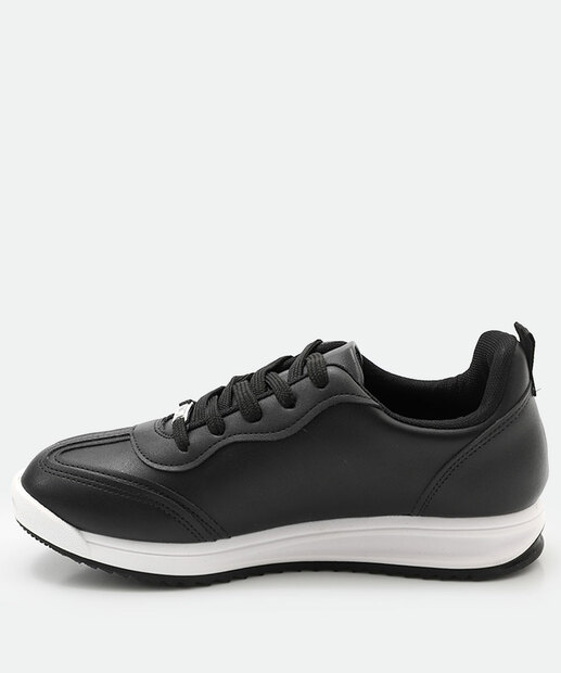 Tênis Casual Feminino Recorte Vizzano Preto