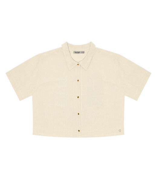 Camisa Linho Strong Feminina Secret Glam Bege