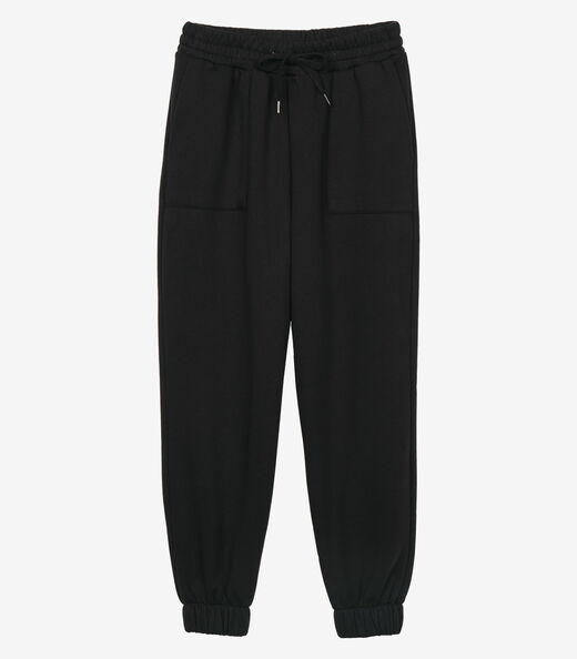Calça Feminina Moletom Jogger Básico Endless Preto