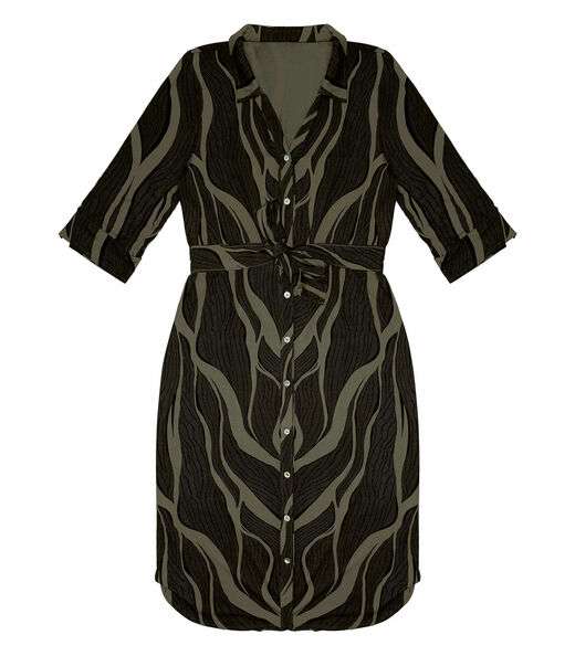 Vestido Feminino Manga 3/4 Rovitex Verde