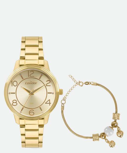 Image_ Kit Relógio Feminino Condor CO2035NHB/K4D