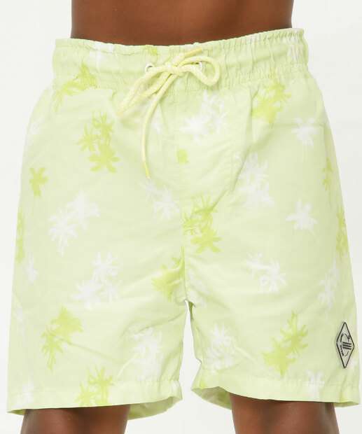 Kit Bermudas Infantil Surf Coqueiros MR Tam  4 a 10