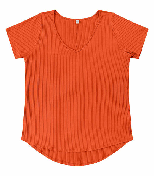 Image_Blusa Feminina Plus Size da Infinita Cor Laranja