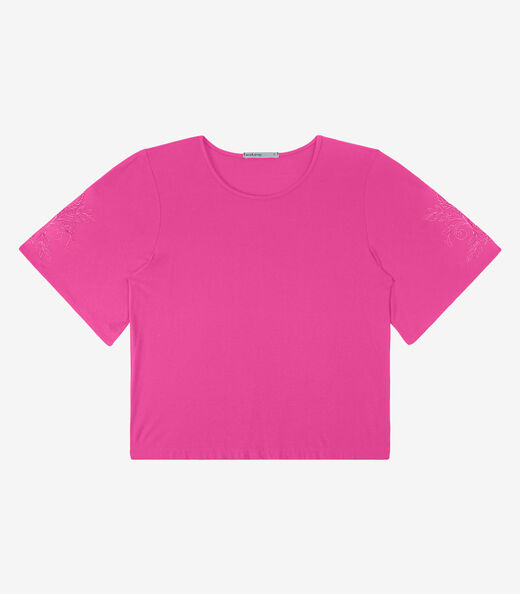 Blusa Viscose Creponada Feminina Endless Rosa