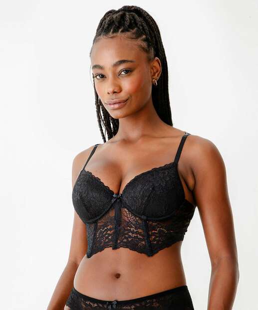 Image_Sutiã Bra Top Renda Marisa Preto