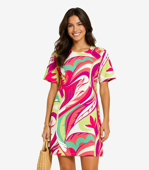 Image_Vestido Curto Com Pence Infinita Cor Verde