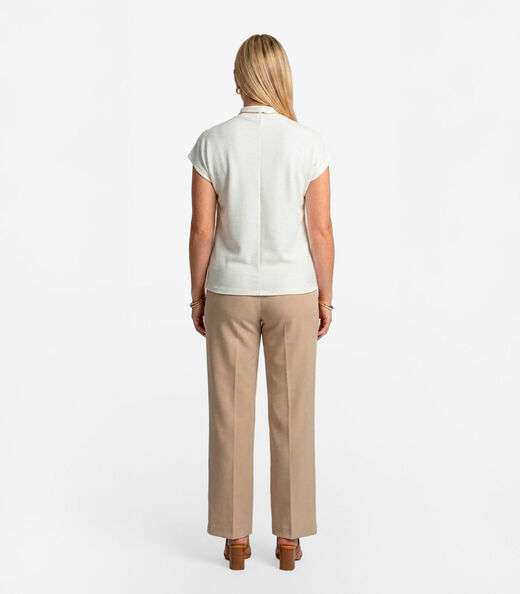 Blusa Feminina Com Gola Chaminé Select Branco