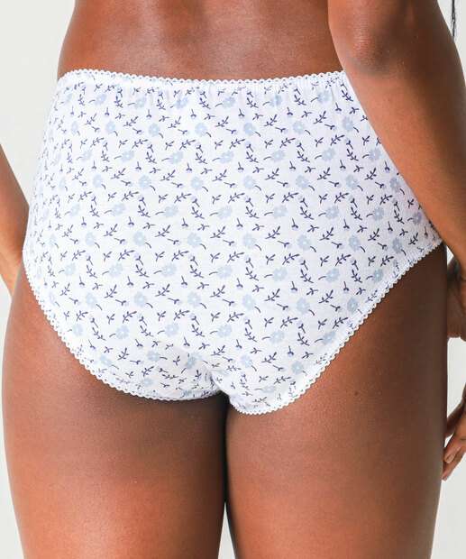 Kit 2 Calcinhas Alta Marisa Branco