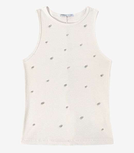 Regata em Ribana Feminina Endless Bege