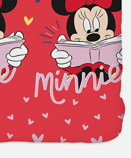 Edredom Solteiro Coberdrom Fleece Minnie Lepper 1 Peça