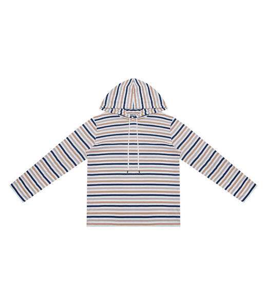 Camiseta Juvenil Menino Listrada Minty Marrom