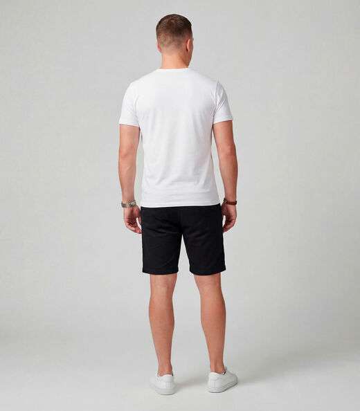 Bermuda Masculina Em Sarja Com Bolsos Sea Surf Preto