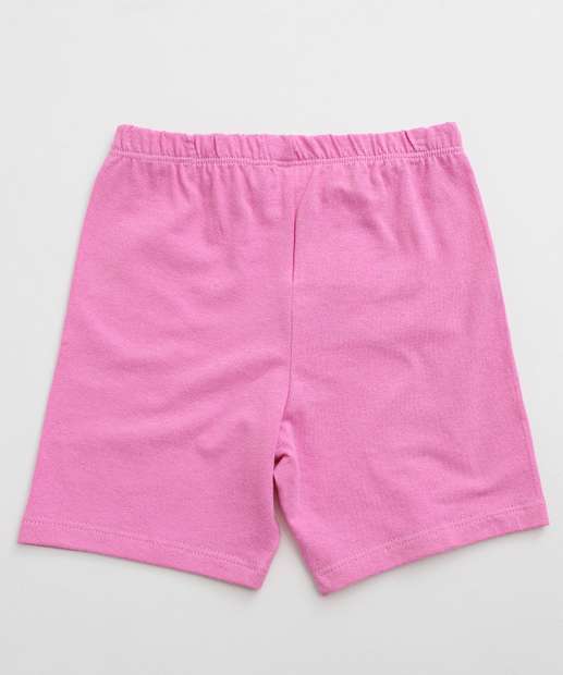 Conjunto Infantil Estampa Flores Marisa Tam 4 a 10 Amarelo