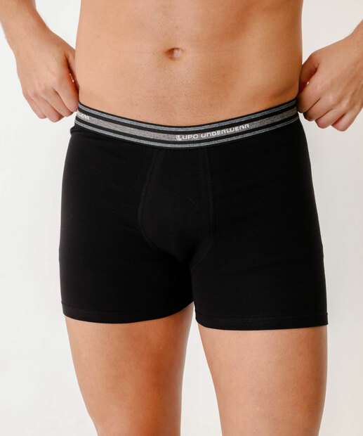 Kit Cueca Boxer Masculina Lupo