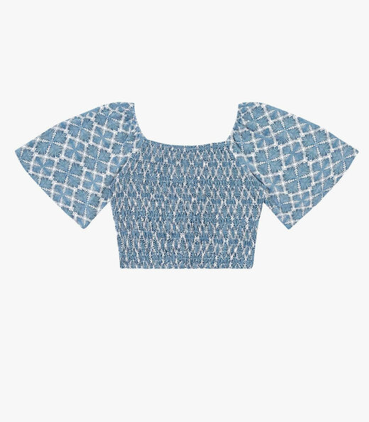Blusa Feminina Viscotorcion Estampada Rovitex Bege