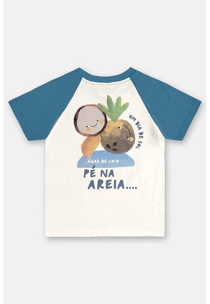 Conjunto Menino Camiseta e Short Três e Já