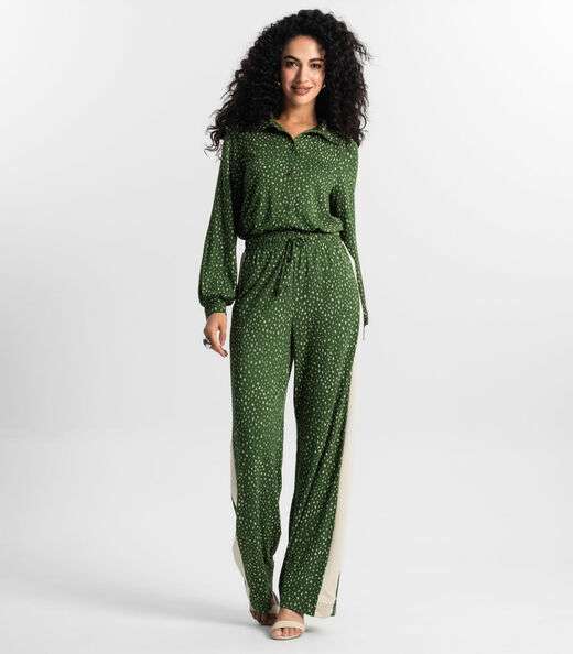 Camisa  Estampada Feminina Rovitex Verde