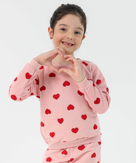 Image_Blusão Infantil Moletom Tam 4 a 10 Rosa