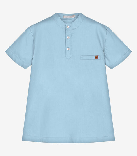 Conjunto Infantil Camisa Com Bermuda Trick Nick Azul
