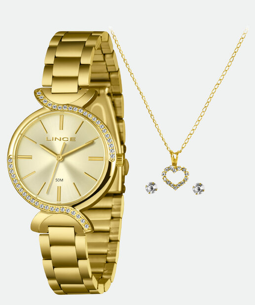Image_Kit Relógio Feminino Lince LRGH291L30 KBRWC1KX Dourado