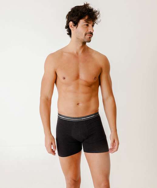 Kit Cueca Boxer Masculina Lupo