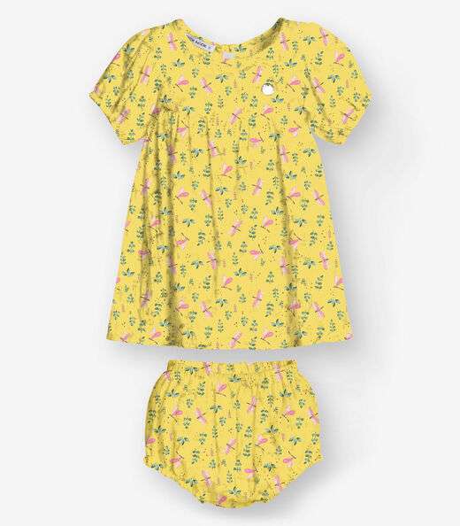 Image_Vestido com Calcinha Feminino Trick Nick Amarelo