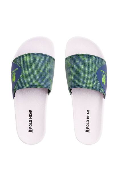 Chinelo Slide Masculino Jogador Polo Wear Azul Escuro