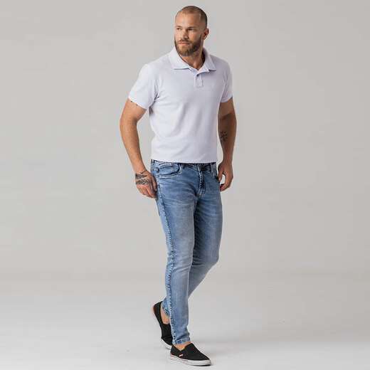 Calça Jeans Super Skinny Masculina Zune