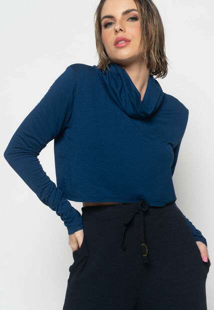 Image_Cropped Golão Manga Longa Malha  Fashion Azul