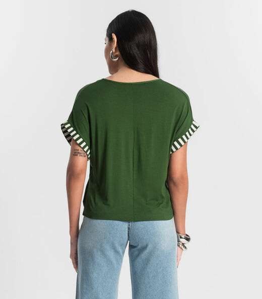 Blusa Feminina Viscotorcion Rovitex Verde