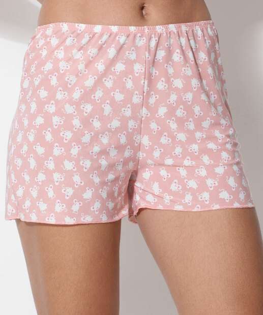 Pijama Feminino Estampado Alças Finas Marisa