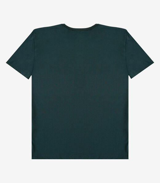 Kit Camiseta Adulto Masculino Meia Malha Rovitex Verde