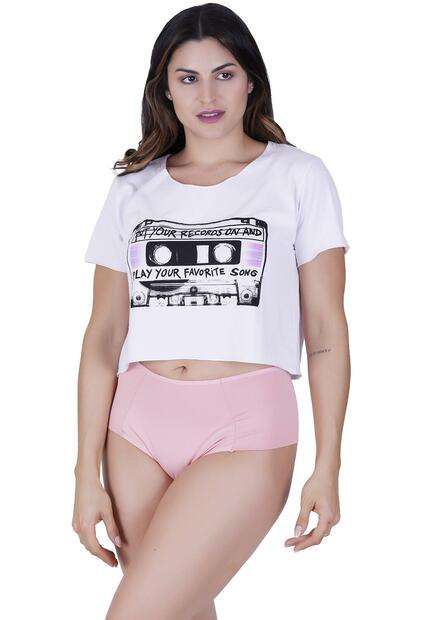 Calcinha Princesa Microfibra Concept Lingerie Rosa