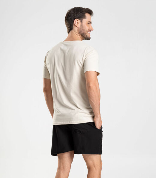 Bermuda Masculina Lisa De Microfibra Long Bong Preto